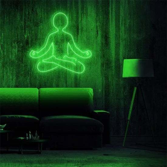 Neon yoga - Skizzografico