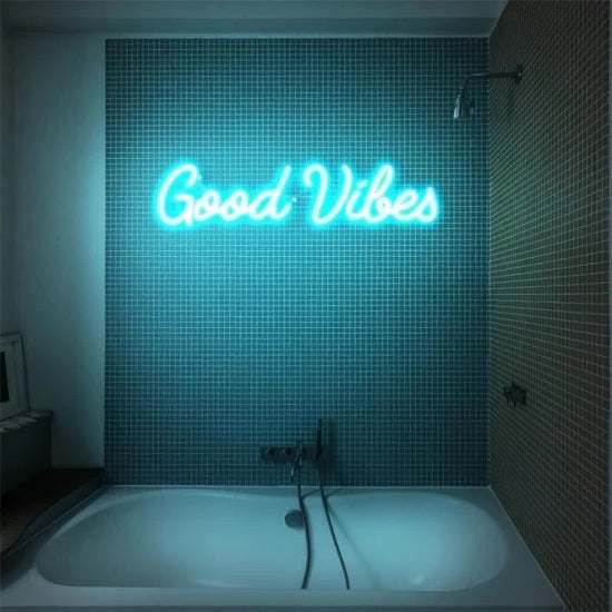 Good vibes neon - Skizzografico