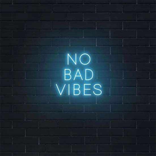 No bad vibes neon - Skizzografico