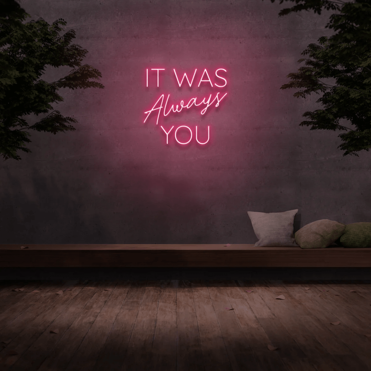 it was always you neon - Skizzografico