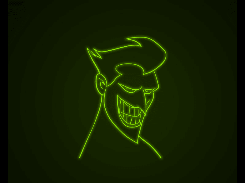 joker neon - Skizzografico