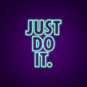 just do it neon - Skizzografico