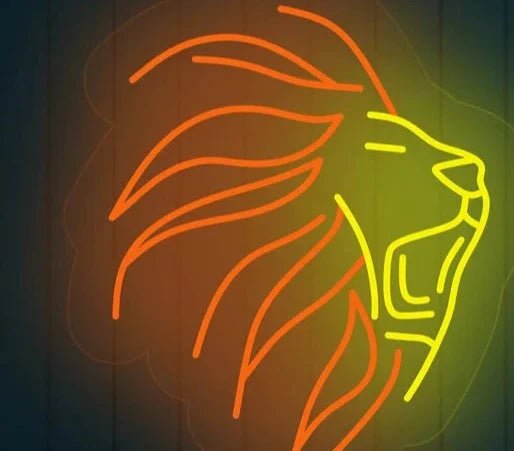 Ruggito Leone Neon - Skizzografico