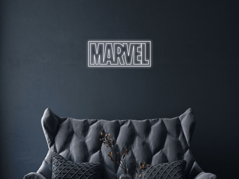 Marvel Logo neon - Skizzografico