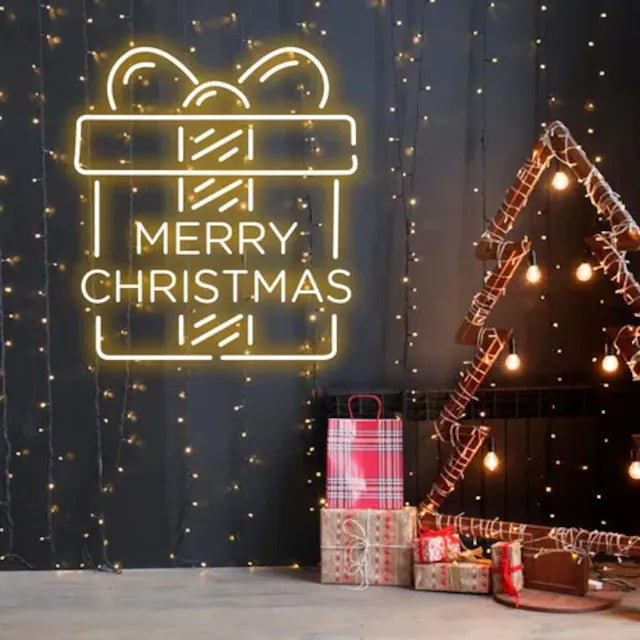 pacco regalo natale Neon - Skizzografico