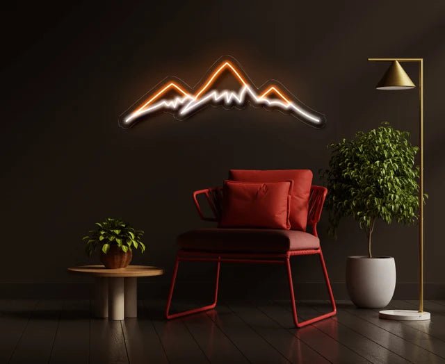 Montagna 2 Neon - Skizzografico