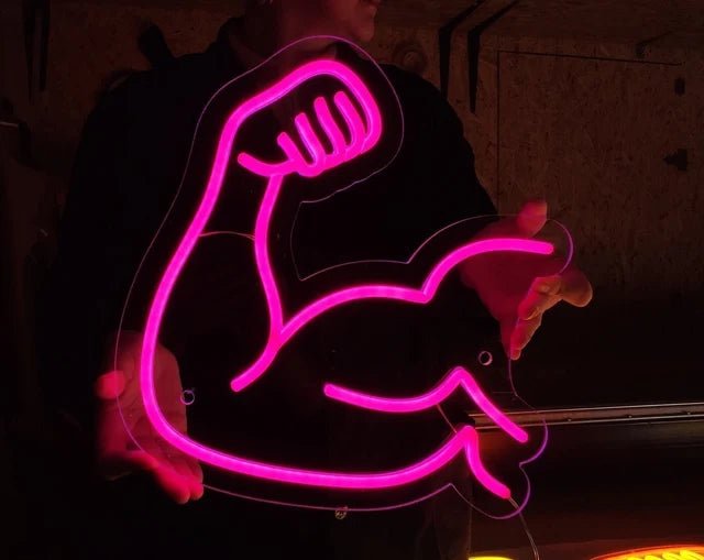 muscolo neon - Skizzografico