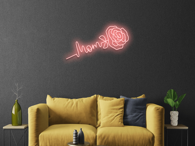 Rosa mamma neon - Skizzografico