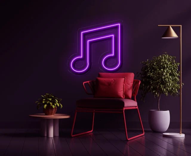 Nota musicale Neon - Skizzografico