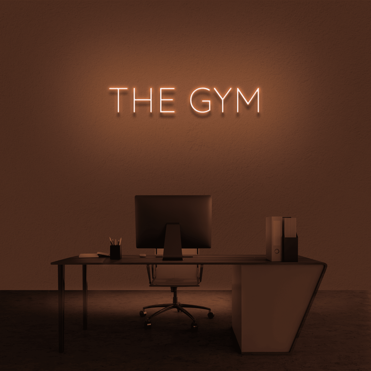 the gym Neon - Skizzografico