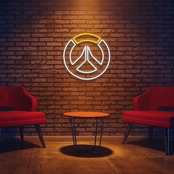logo overwatch neon - Skizzografico