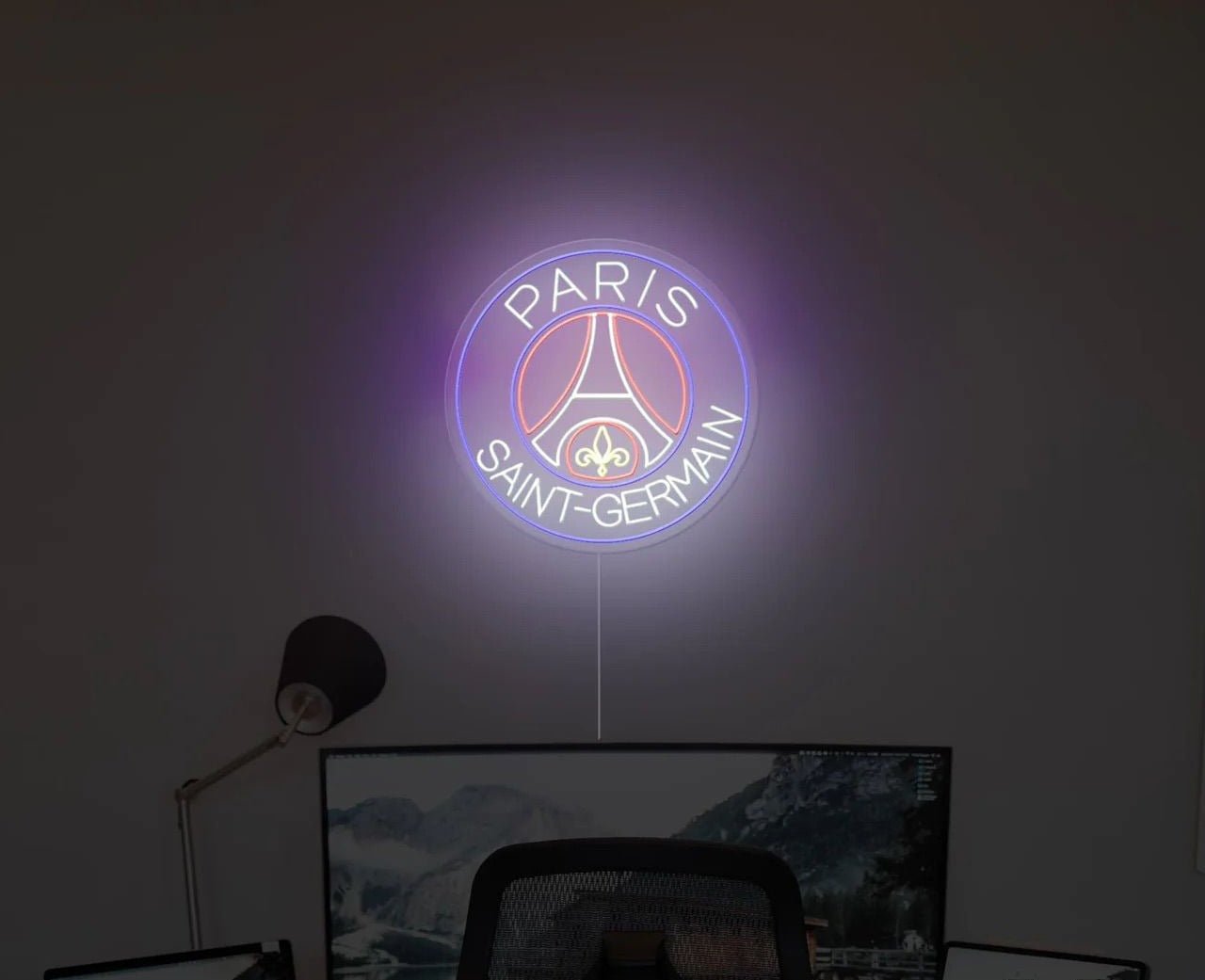 Psg logo neon - Skizzografico