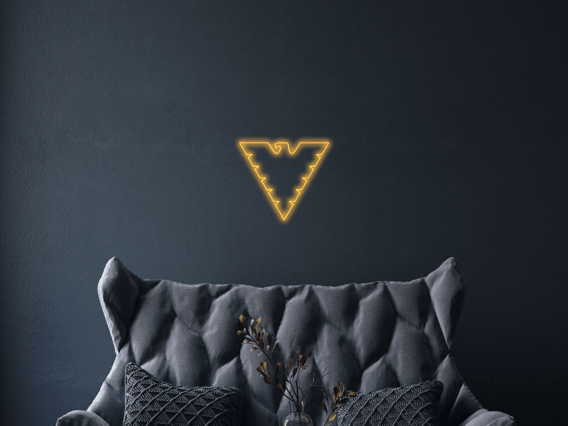 Phoenix superhero neon - Skizzografico