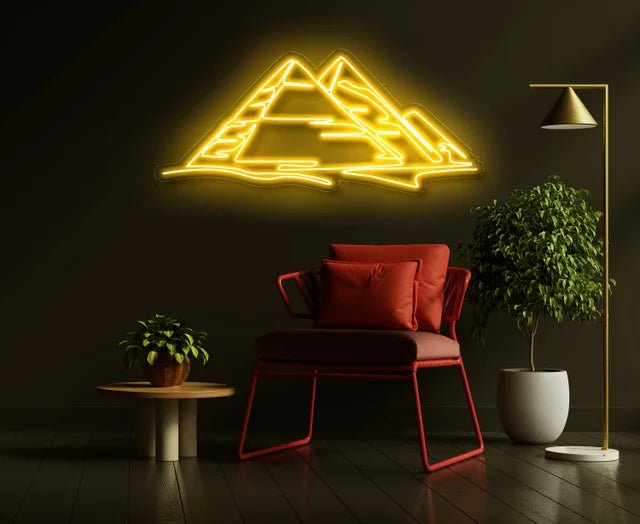 Piramide Neon - Skizzografico