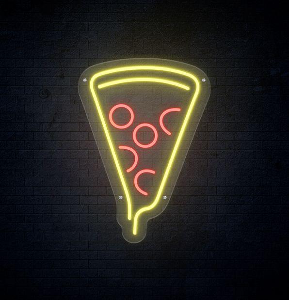 pizza neon - Skizzografico