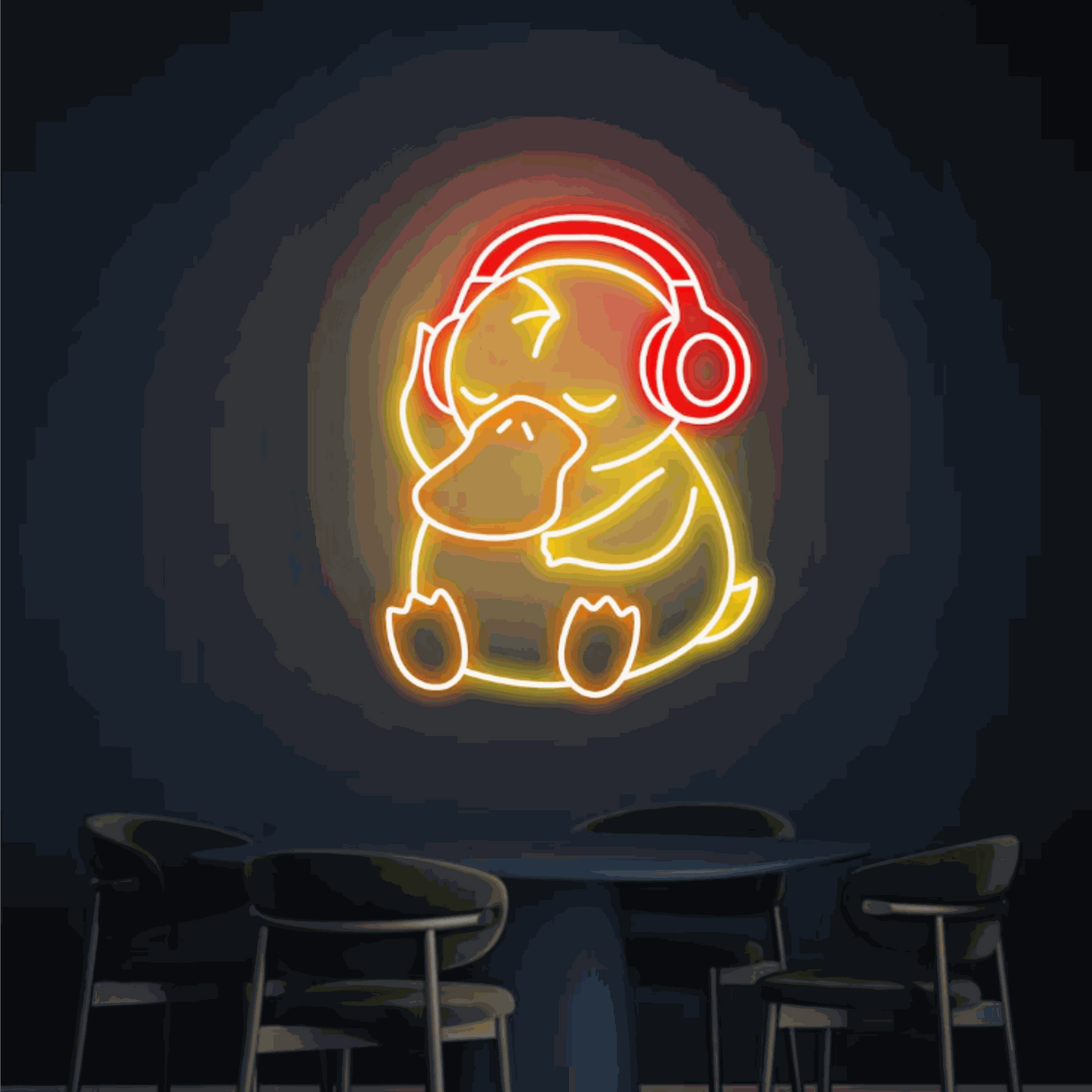 psyduck pokemon neon - Skizzografico
