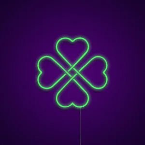quadrifoglio neon - Skizzografico