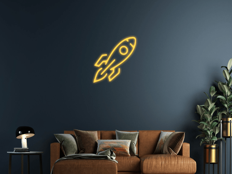 Razzo neon - Skizzografico