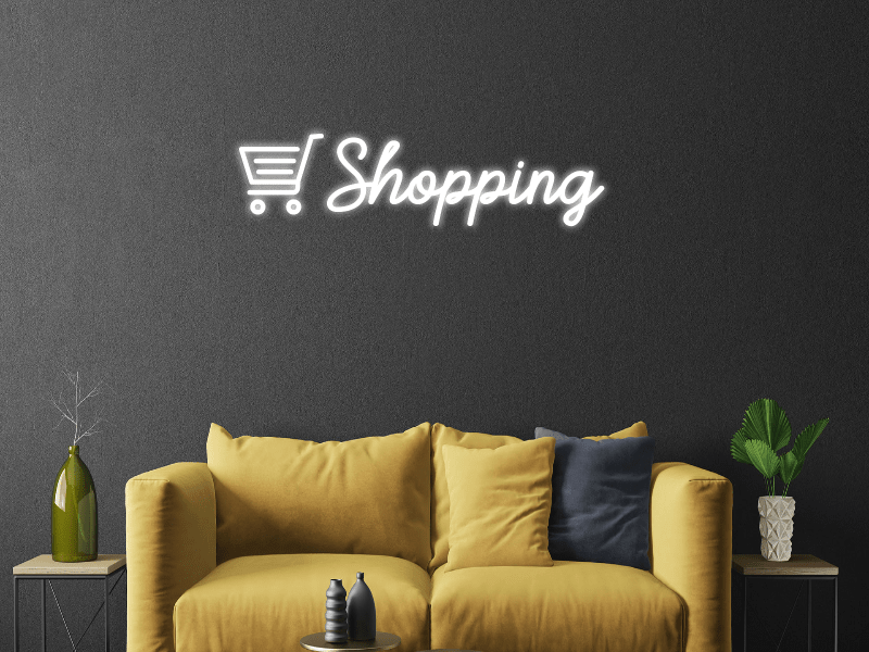 shopping neon - Skizzografico