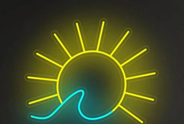 sole onda neon - Skizzografico