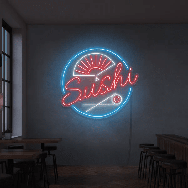 Sushi neon - Skizzografico