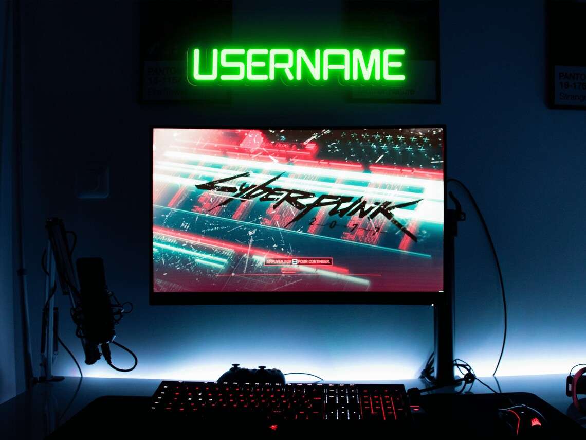username neon - Skizzografico