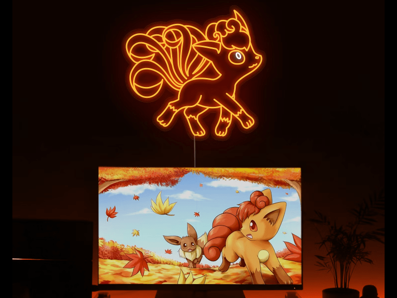 Vulpix pokemon neon - Skizzografico