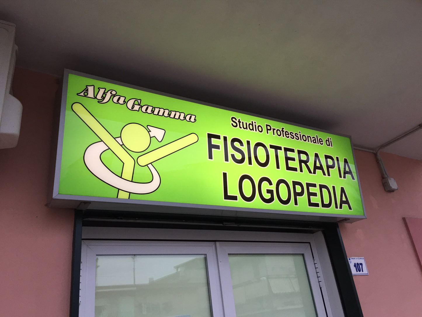 Insegna monofacciale eco