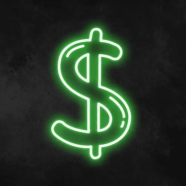 Dollaro neon - Skizzografico