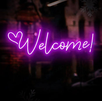 Welcome neon - Skizzografico