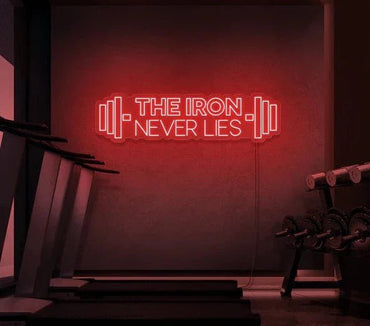 The iron never lies neon - Skizzografico