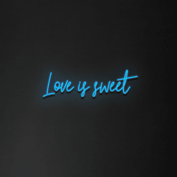 love is sweet Neon - Skizzografico