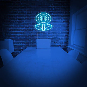 Fiore super mario Neon - Skizzografico