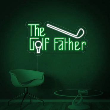 the golf father neon - Skizzografico