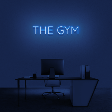 the gym Neon - Skizzografico