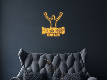 Boxing life neon - Skizzografico