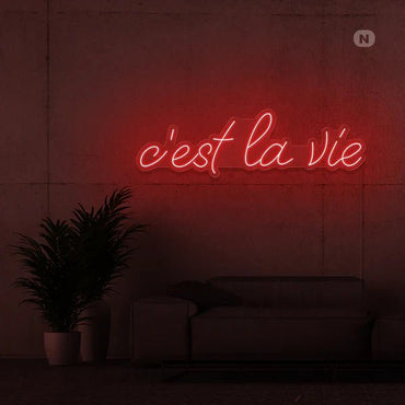 C'est la vie neon - Skizzografico