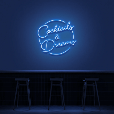 Cocktails e dreams Neon - Skizzografico