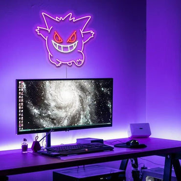 Gengar pokemon neon - Skizzografico