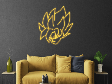 Goku Sayan neon - Skizzografico
