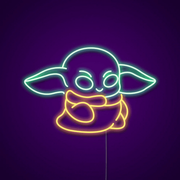 Grogu Neon - Skizzografico