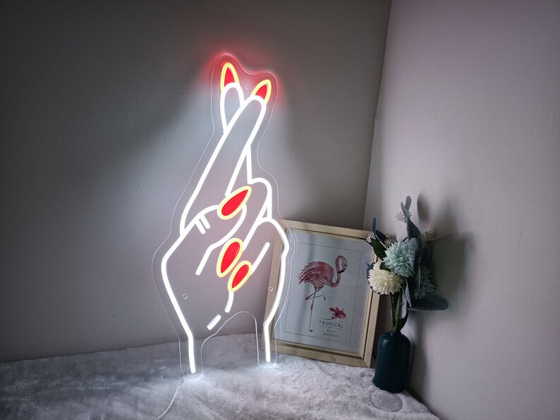 Mano fortuna neon
