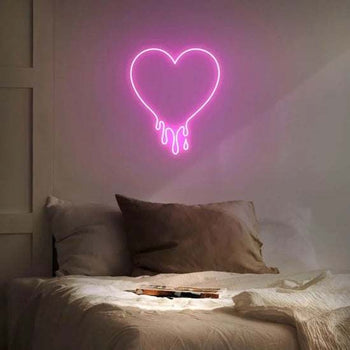 cuore gocciolante Neon - Skizzografico