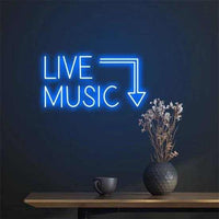 Live music neon