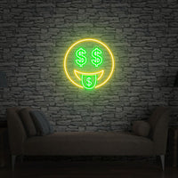 Smile dollaro neon