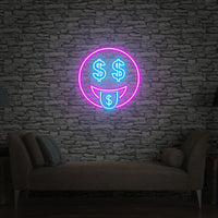 Smile dollaro neon