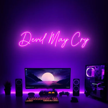 Devil may cry neon - Skizzografico