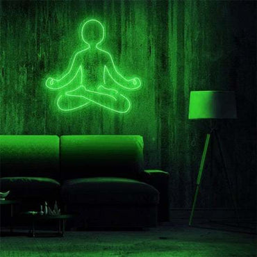 Neon yoga - Skizzografico