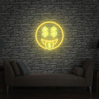 Smile dollaro neon