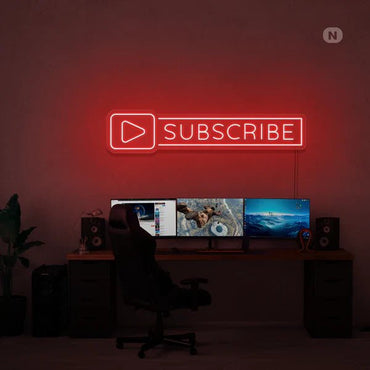 Iscriviti subs neon - Skizzografico